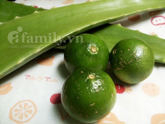 Giải khát với nước chanh lô hội ảnh 2 Giải khát với nước chanh lô hội ảnh 2