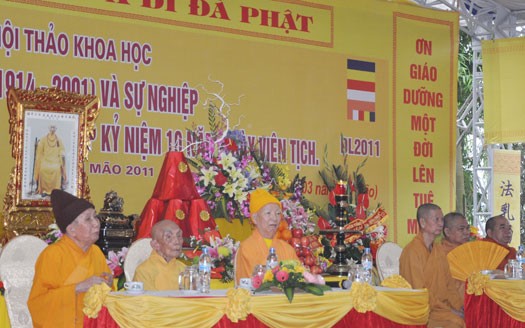 Hà Nội: Đại lễ tưởng niệm & Hội thảo khoa học về Hòa thượng Kim Cương Tử ảnh 9