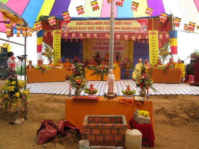 Lâm Đồng: Lễ đặt đá khởi công xây chùa Vạn Quang ảnh 14