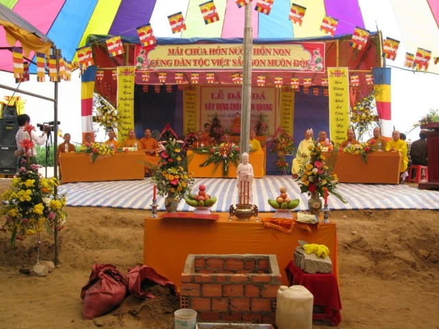 Lâm Đồng: Lễ đặt đá khởi công xây chùa Vạn Quang ảnh 14