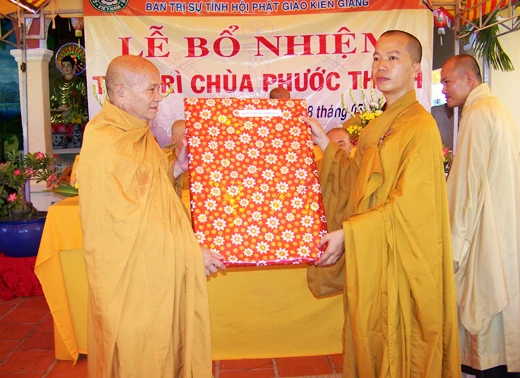 Kiên Giang: Bổ nhiệm ĐĐ. Thích Minh Thanh trụ trì chùa Phước Thạnh - TP. Rạch Giá ảnh 10
