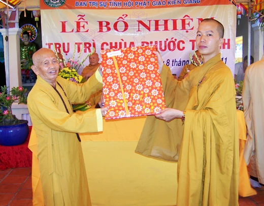 Kiên Giang: Bổ nhiệm ĐĐ. Thích Minh Thanh trụ trì chùa Phước Thạnh - TP. Rạch Giá ảnh 11