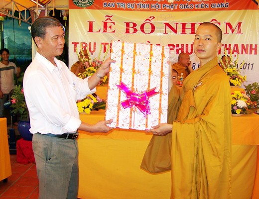 Kiên Giang: Bổ nhiệm ĐĐ. Thích Minh Thanh trụ trì chùa Phước Thạnh - TP. Rạch Giá ảnh 12