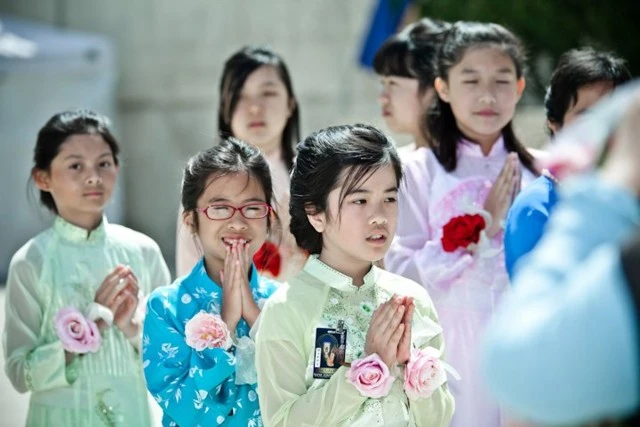 Chùm ảnh:  Rực rỡ cờ hoa PG tại lễ hội Vesak người Việt ở San Jose ảnh 39