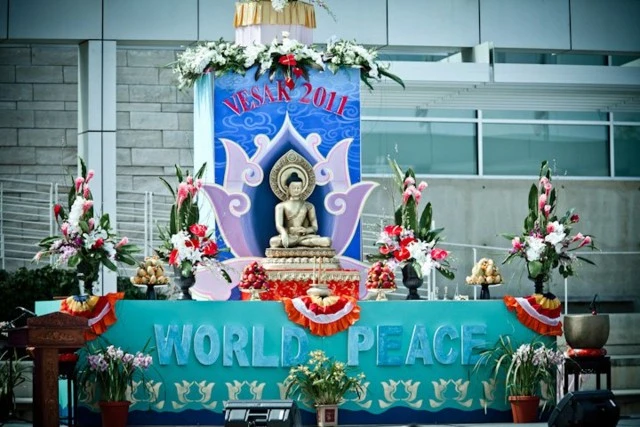 Chùm ảnh:  Rực rỡ cờ hoa PG tại lễ hội Vesak người Việt ở San Jose ảnh 8