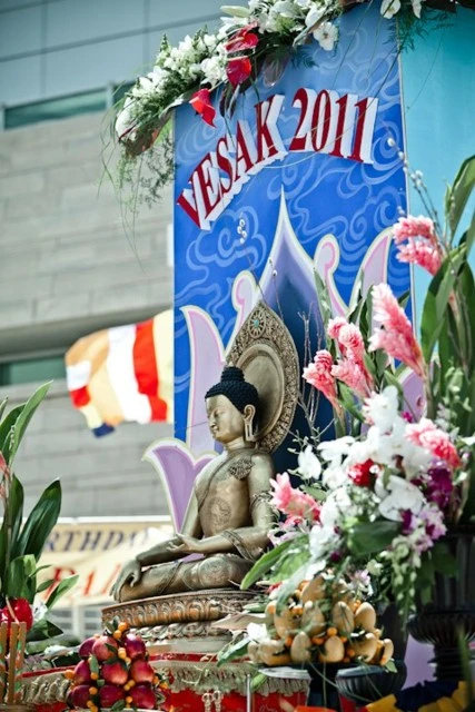 Chùm ảnh:  Rực rỡ cờ hoa PG tại lễ hội Vesak người Việt ở San Jose ảnh 47