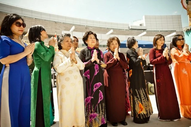 Chùm ảnh:  Rực rỡ cờ hoa PG tại lễ hội Vesak người Việt ở San Jose ảnh 49