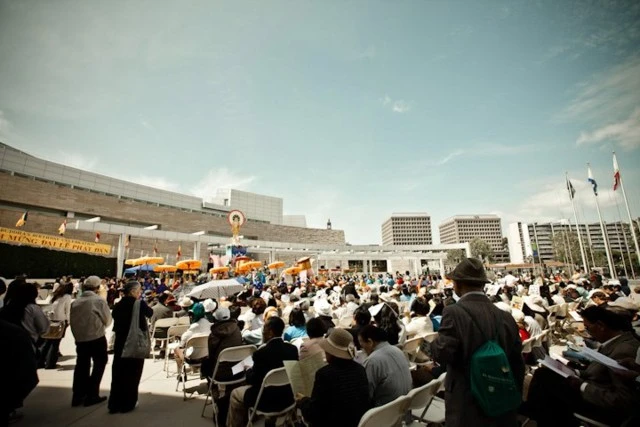 Chùm ảnh:  Rực rỡ cờ hoa PG tại lễ hội Vesak người Việt ở San Jose ảnh 50