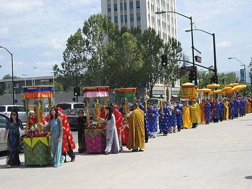 Chùm ảnh:  Rực rỡ cờ hoa PG tại lễ hội Vesak người Việt ở San Jose ảnh 34