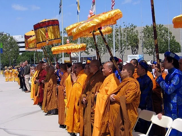 Chùm ảnh:  Rực rỡ cờ hoa PG tại lễ hội Vesak người Việt ở San Jose ảnh 20