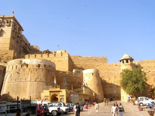 Thành cổ Jaisalmer, như một đóa hồng sa mạc