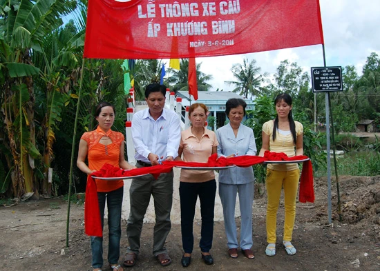 Kiên Giang: Tịnh xá Ngọc Hải bàn giao cầu bê tông ảnh 3