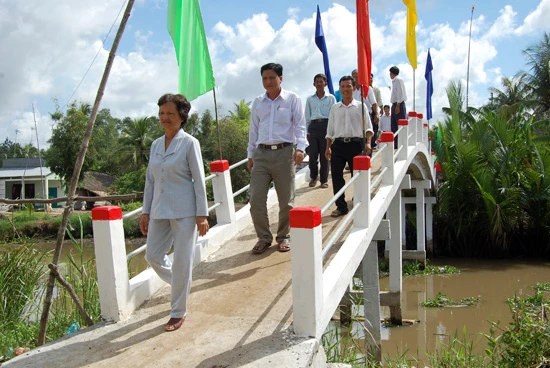 Kiên Giang: Tịnh xá Ngọc Hải bàn giao cầu bê tông ảnh 4