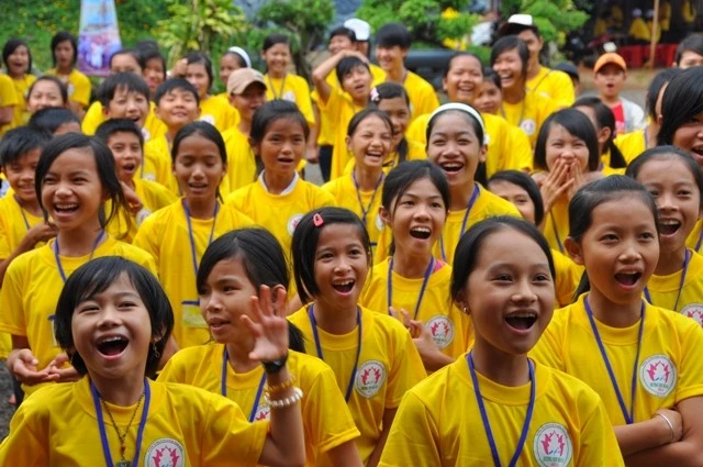 Chùm ảnh: Một ngày của khóa tu mùa hè tại chùa Hoa Khai - Đắk Nông ảnh 9