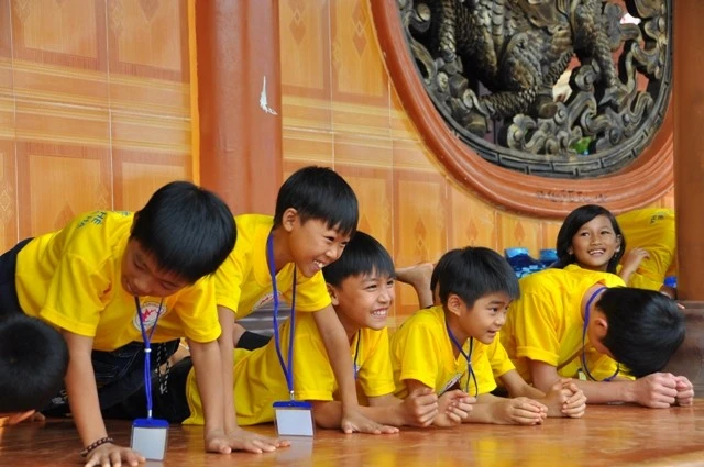 Chùm ảnh: Một ngày của khóa tu mùa hè tại chùa Hoa Khai - Đắk Nông ảnh 11
