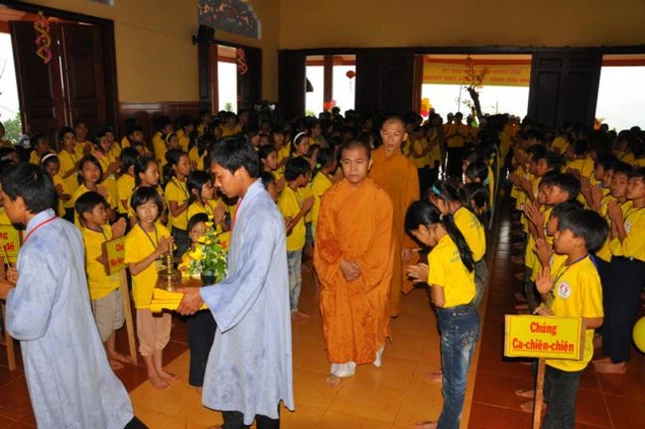 DakNông: Chùa Hoa Khai khai mạc Khóa tu mùa hè lần thứ II - 2011 ảnh 1