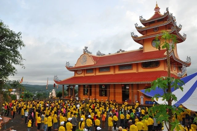 Chùm ảnh: Một ngày của khóa tu mùa hè tại chùa Hoa Khai - Đắk Nông ảnh 3