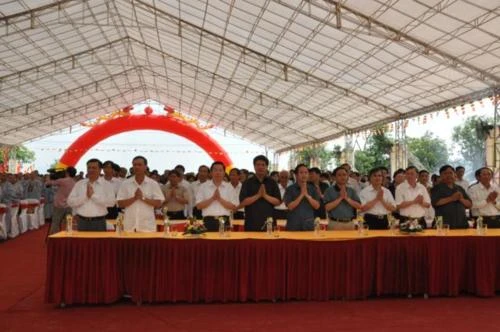 Ninh Bình: Chùa Bái Đính khánh thành tượng đài Đức Phật Di Lặc ảnh 2