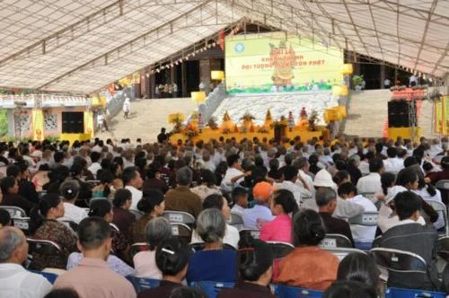 Ninh Bình: Chùa Bái Đính khánh thành tượng đài Đức Phật Di Lặc ảnh 6
