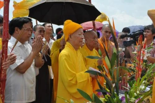 Ninh Bình: Chùa Bái Đính khánh thành tượng đài Đức Phật Di Lặc ảnh 10