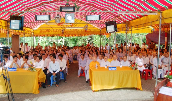 Kiên Giang: Bổ nhiệm trụ trì và an vị Phật chùa Pháp Hòa, huyện Giồng Riềng ảnh 8