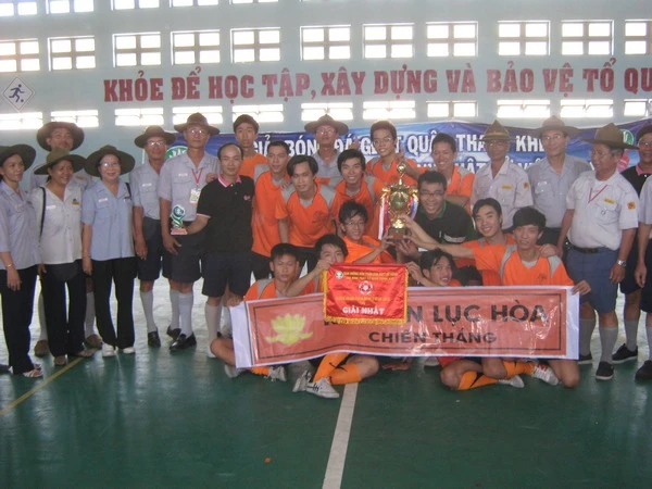 Đà Nẵng: Bế mạc Giải bóng đá chào mừng 60 năm GĐPTVN ảnh 11