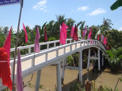 Sóc Trăng: Chùa Thiên Thới khánh thành 4 cây cầu nông thôn ảnh 2 Sóc Trăng: Chùa Thiên Thới khánh thành 4 cây cầu nông thôn ảnh 2