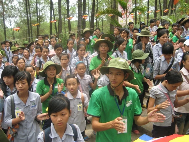 Thừa Thiên-Huế: Ban Hướng dẫn GĐPT Thừa Thiên- Huế tổ chức trại Hạnh ngành nữ năm 2011 ảnh 15