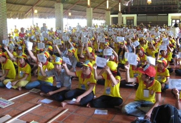 Đồng Nai: Hơn 1.300 trại sinh  Hội trại Tuổi trẻ Phật giáo lần thứ I do Ban Hướng dẫn Phật tử tổ chức ảnh 20