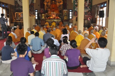 Tăng Ni du học sinh tại Ấn Độ tổ chức Lễ Vu lan ảnh 1 DSC_0266.JPG