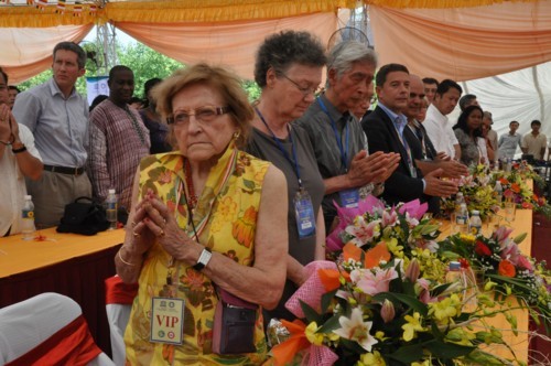 Ninh Bình: Đoàn đại biểu UNESCO thế giới thăm chùa Bái Đính ảnh 13