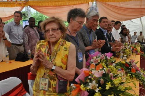 Ninh Bình: Đoàn đại biểu UNESCO thế giới thăm chùa Bái Đính ảnh 13 Ninh Bình: Đoàn đại biểu UNESCO thế giới thăm chùa Bái Đính ảnh 13