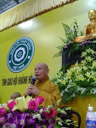 Đại hội đại biểu Phật giáo tỉnh Khánh Hòa lần thứ V (nhiệm kỳ 2011-2016) chính thức khai mạc ảnh 15 DSC01485.JPG