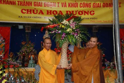 Vĩnh Phúc: Lễ khánh thành giai đoạn I và khởi công giai đoạn II chùa Hoa Dương ảnh 6