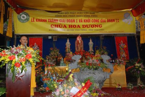 Vĩnh Phúc: Lễ khánh thành giai đoạn I và khởi công giai đoạn II chùa Hoa Dương ảnh 5