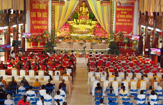 Kiên Giang: Ban Trị sự THPG tổ chức khai giảng khóa IV trung cấp Phật học ảnh 6