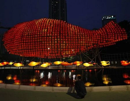 Châu Á nô nức đón mừng Tết Trung thu ảnh 8