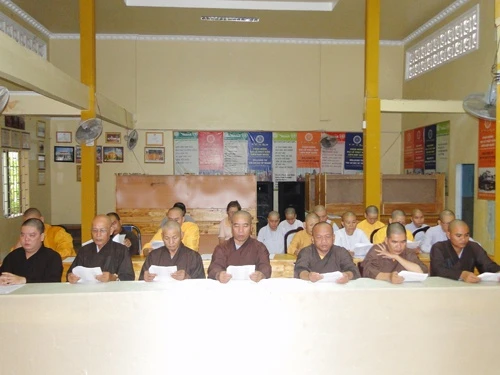 Sóc Trăng: Ban Trị sự  THPG sơ kết Phật sự quý III-2011 ảnh 1