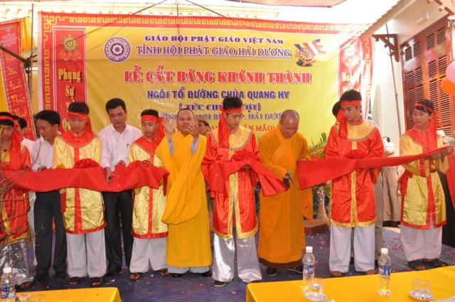 Hải Dương: Chùa Quang Huy (Sượt) tổ chức lễ khánh thành nhà thờ Tổ ảnh 5 Hải Dương: Chùa Quang Huy (Sượt) tổ chức lễ khánh thành nhà thờ Tổ ảnh 5