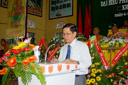 Bà Rịa-Vũng Tàu: Đại hội đại biểu Phật giáo huyện Tân Thành lần thứ V (nhiệm kỳ 2011-2016) ảnh 4 DSC_0198.jpg