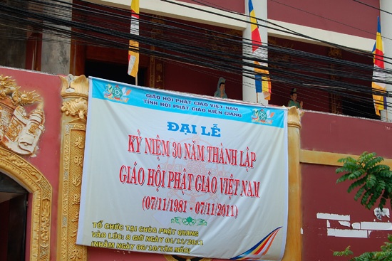 Chùm ảnh: Không khí mừng kỷ niệm 30 năm thành lập GHPGVN tại TP. Rạch Giá ảnh 21