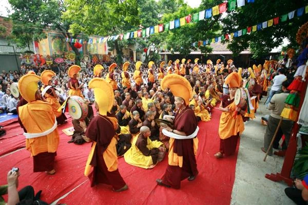 Đức Pháp Vương Gyalwang Drukpa và Tăng đoàn Truyền thừa tới VN ảnh 22 _MG_1182.JPG