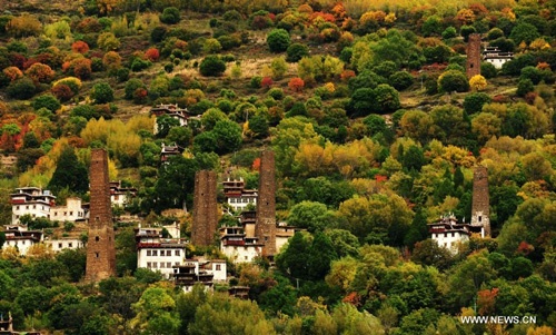 Mùa thu vàng về trên Tây Tạng