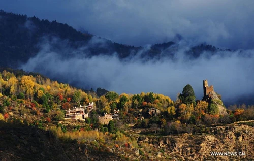 Mùa thu vàng về trên Tây Tạng