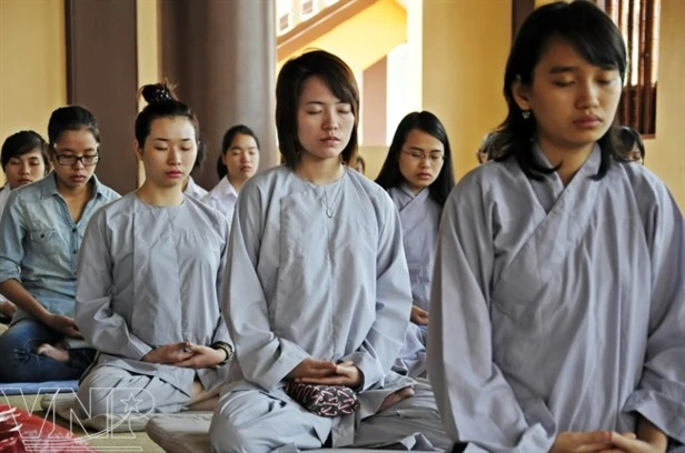 “Xả stress” nơi cửa thiền ảnh 2 “Xả stress” nơi cửa thiền ảnh 2