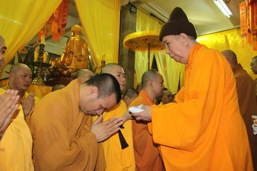 Hà Nội: Lễ nhập kim quan Trưởng lão Hòa thượng Thích Thanh Tứ ảnh 6