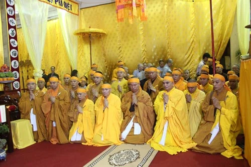 Hà Nội: Lễ nhập kim quan Trưởng lão Hòa thượng Thích Thanh Tứ ảnh 7