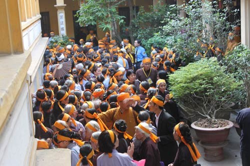 Hà Nội: Lễ nhập kim quan Trưởng lão Hòa thượng Thích Thanh Tứ ảnh 9 Hà Nội: Lễ nhập kim quan Trưởng lão Hòa thượng Thích Thanh Tứ ảnh 9