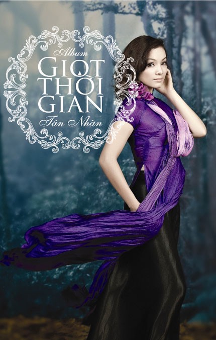 Bìa album Giọt thời gian Tân Nhàn ra album nhạc Phật giáo