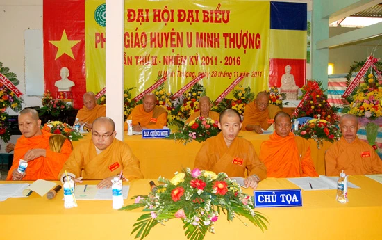 Kiên Giang: Đại hội đại biểu Phật giáo huyện U Minh Thượng lần II (NK 2011-2016) ảnh 4